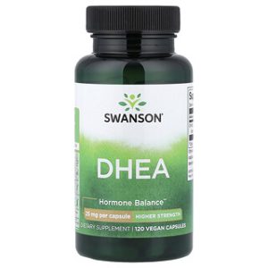 Swanson DHEA 25 מ"ג - 120 כמוסות טבעוניות לבריאות