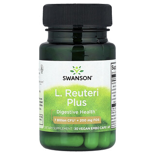 Swanson L. Reuteri Plus - 30 כמוסות טבעוניות לקיבה
