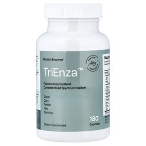 TriEnza® Houston Enzymes - אנזימי עיכול 180 כמוסות