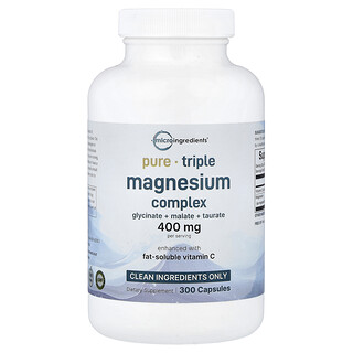 Triple Magnesium Complex , Micro Ingredients , 300 כמוסות