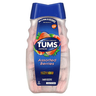 Tums Ultra כוח- סותרי חומצה בטעמי יערה- 160 טבליות
