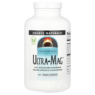 Ultra-Mag - תוסף מגנזיום טבעוני 360 כמוסות