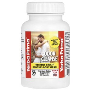 Yerba Prima Odor Cleanse - ניקוי ריחות טבעי , 50 כמוסות
