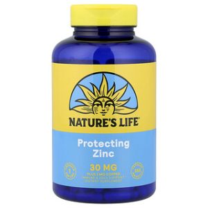 אבץ ותוספי נחושת - Natures Life 250 כמוסות
