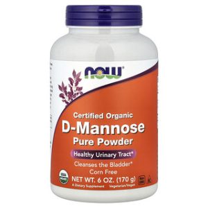 אבקת D-Mannose אורגנית - NOW Foods - 170 גרם