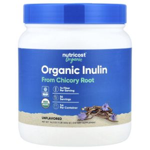 אבקת אינולין אורגנית Nutricost - 454 גרם - ללא טעם