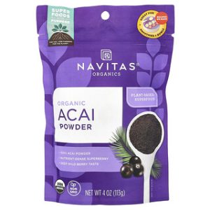 אבקת אסאי אורגנית Navitas Organics - 113 גרם