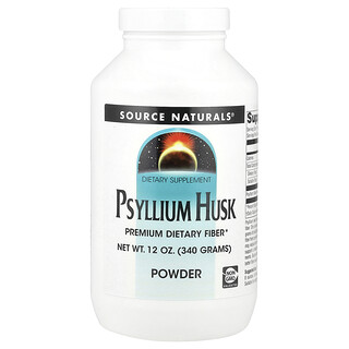 אבקת פסיליום Source Naturals - 340 גרם - טבעי