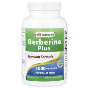 ברברין פלוס Best Naturals - 120 כמוסות - בריאות