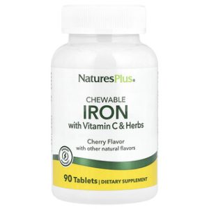 ברזל לילדים טעים- NaturesPlus דובדבן 90 טבליות