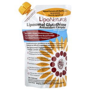 גלוטתיון ליפוזומלי 15oz - Lipo Naturals נוגד חמצון