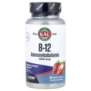 ויטמין B12 KAL- תוסף אדנוזילקובלמין- טבליות