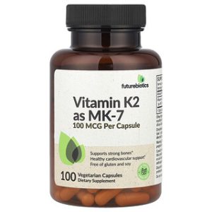 ויטמין K2 MK-7 Futurebiotics - 100 כמוסות צמחוניות