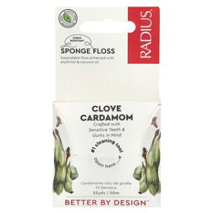 חוט דנטלי Radius Sponge Floss - קלאפה וקינמון