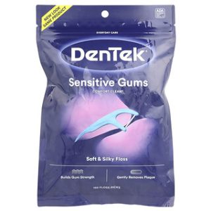 חוט דנטלי לשיניים רגישות DenTek Comfort Clean - 150 יח'