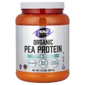 חלבון אפונה אורגני NOW Foods - 680 גרם - ללא טעם