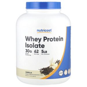 חלבון מי גבינה איזולט וניל 5 ליברות Nutricost