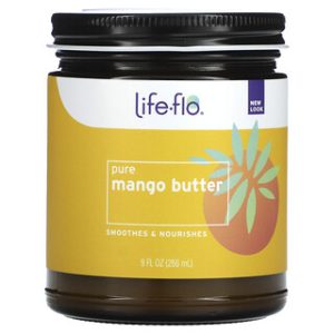 חמאת מנגו טהורה Life-flo - 266 מ"ל - לעור בריא