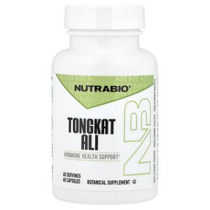 טונגקט עלי NutraBio - תוסף תזונה 60 כמוסות
