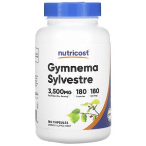 כמוסות ג'ימנמה סילבסטרה Nutricost - 3500 מ"ג