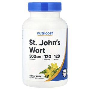 כמוסות פרע - Nutricost סנט ג'ון וורט 500 מ"ג