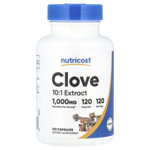 כמוסות ציפורן Nutricost 1000 מ"ג - 120 כמוסות