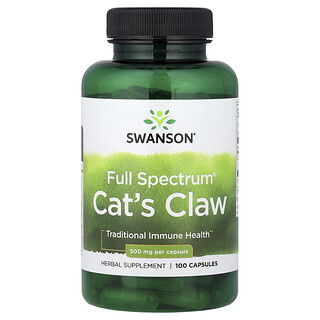 כמוסות ציפורני חתול - Swanson Vitamins , לחיזוק