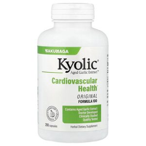 כמוסות שום Kyolic Formula 100 לבריאות הלב - 200 יח'