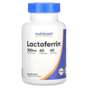 לקטופרין Nutricost 300 מ"ג - 60 כמוסות - בריאות וחיזוק
