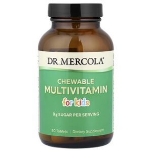 מולטי ויטמין לילדים לעיס Dr. Mercola - 60 טבליות