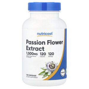 מיצוי פסיפלורה Nutricost 1500 מ"ג - 120 כמוסות