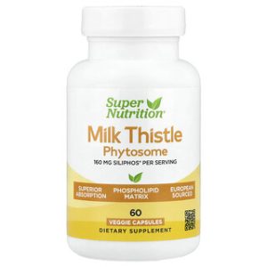 מריאן, גדילן מצוי Phytosome 160 מ"ג - 60 כמוסות Super Nutrition