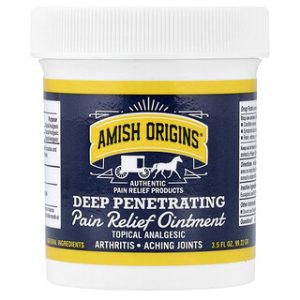 משחה לשיכוך כאבים עמוק - Amish Origins 3.5oz