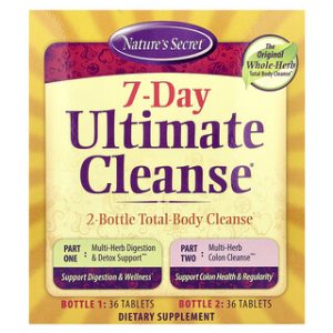 ניקוי גוף 7 ימים - Ultimate Cleanse של Natures Secret