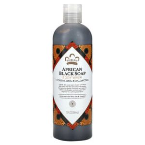סבון גוף שחור אפריקאי - Nubian Heritage 384 מ"ל