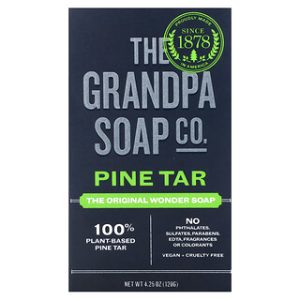 סבון מוצק לפנים וגוף - זפת אורן Grandpa Soap