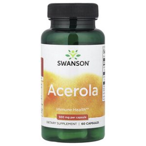 סווינסון ויטמין Acerola 500 מ"ג - 60 כמוסות