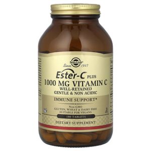 סולגאר Ester-C פלוס ויטמין C 1000 מ"ג - 180 טבליות