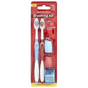 ערכת צחצוח שיניים למבוגרים 5 יחידות - Brush Buddies