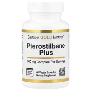 פטרוסטילבן פלוס אוכמניות בר- California Gold Nutrition