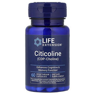 ציטיקולין (CDP-Choline) Life Extension - תוסף תזונה 60 כמוסות