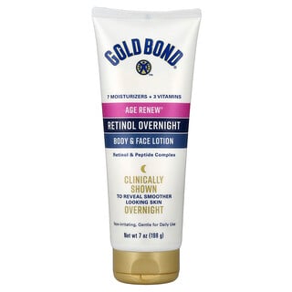 קרם רטינול לילה Gold Bond Age Renew - לפנים ולגוף