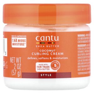 קרם תלתלים קוקוס Cantu - חמאת שיאה 57 גרם