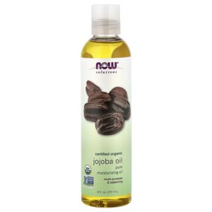 שמן חוחובה אורגני - NOW Foods - 237 מ"ל - לעור בריא