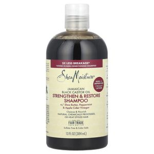 שמפו SheaMoisture שמן קיק שחור- לחיזוק ושיקום