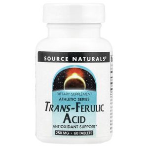 תוסף תזונה Trans-Ferulic Acid לספורטאים - Source Naturals