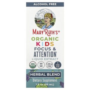 תמצית ילדים אורגנית לריכוז - MaryRuths 30ml